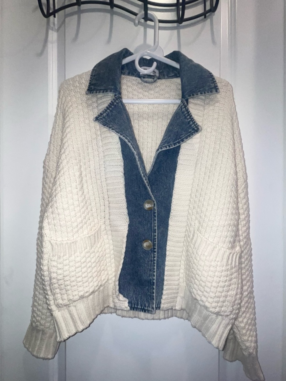 27 miles malibu baille cotton chunky cardigan - Picture 2 of 5